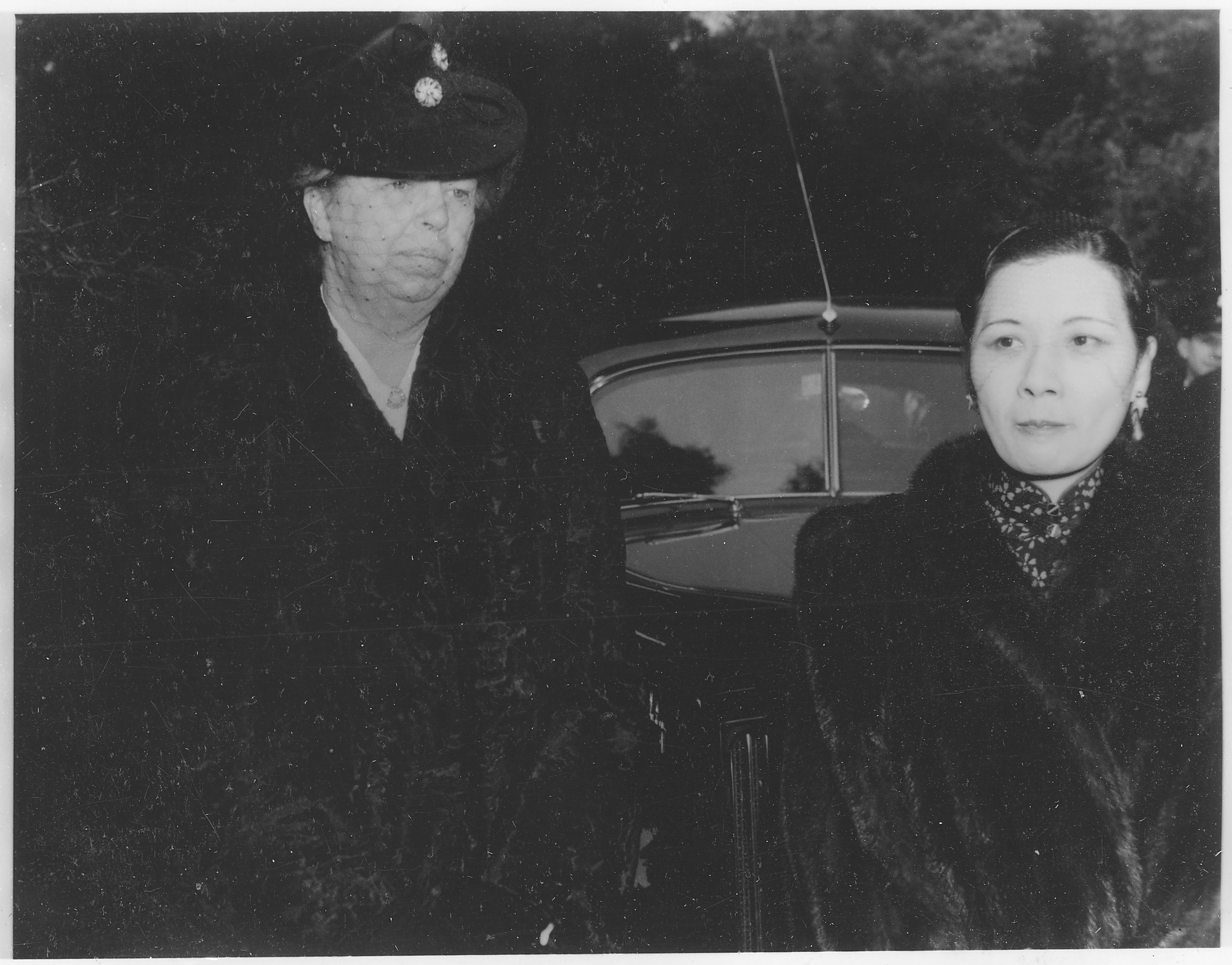 1943年宋美龄与埃莉诺罗斯福