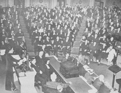 1943年宋美龄在美国众议院演讲